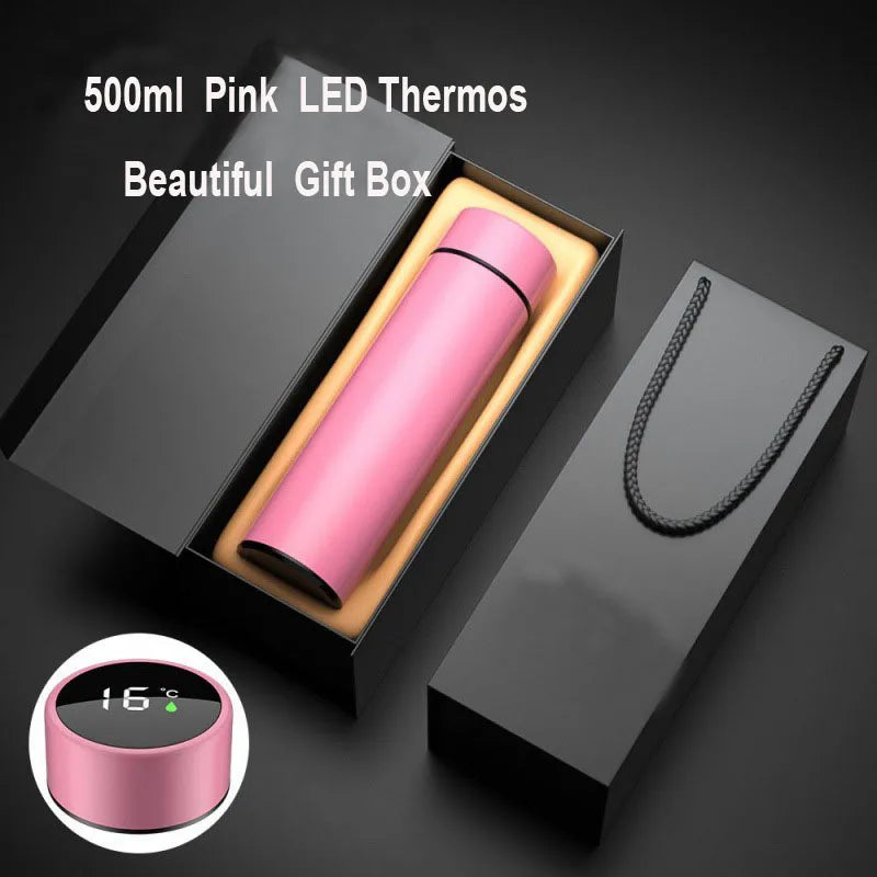 Luxury Smart Thermos – LED Temperature Display & Thermal Insulation