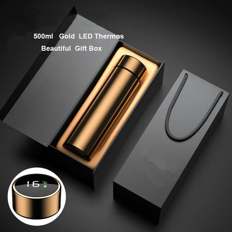 Luxury Smart Thermos – LED Temperature Display & Thermal Insulation