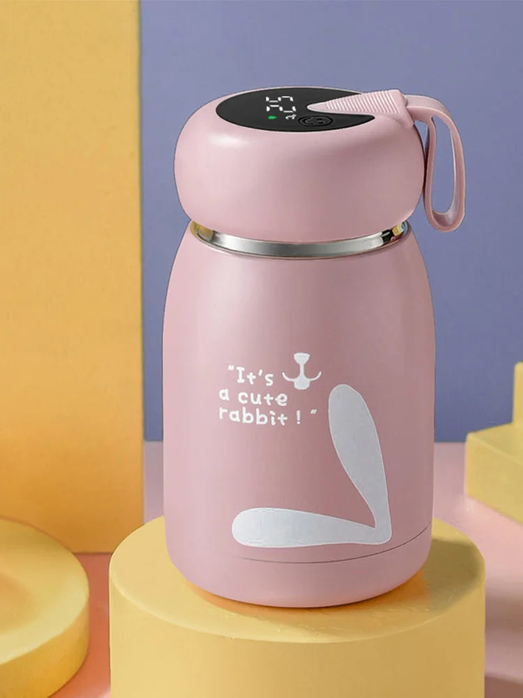 Cute Smart Thermos Bottle – Hot & Cold Temperature Control