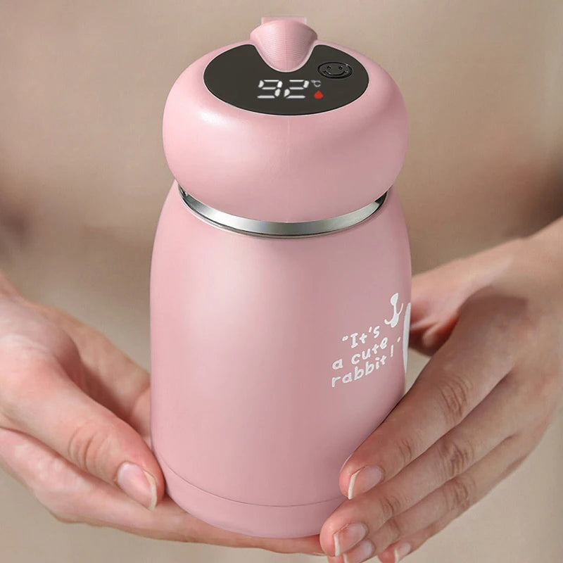 Cute Smart Thermos Bottle – Hot & Cold Temperature Control