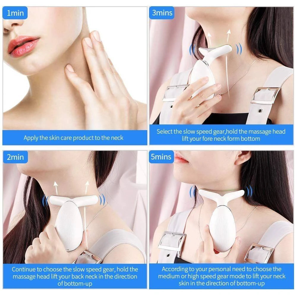 3-in-1 Facial Massager – EMS, LED & Vibration for Firmer, Glowing Skin