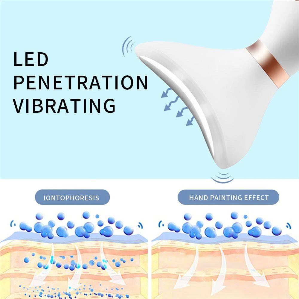 3-in-1 Facial Massager – EMS, LED & Vibration for Firmer, Glowing Skin