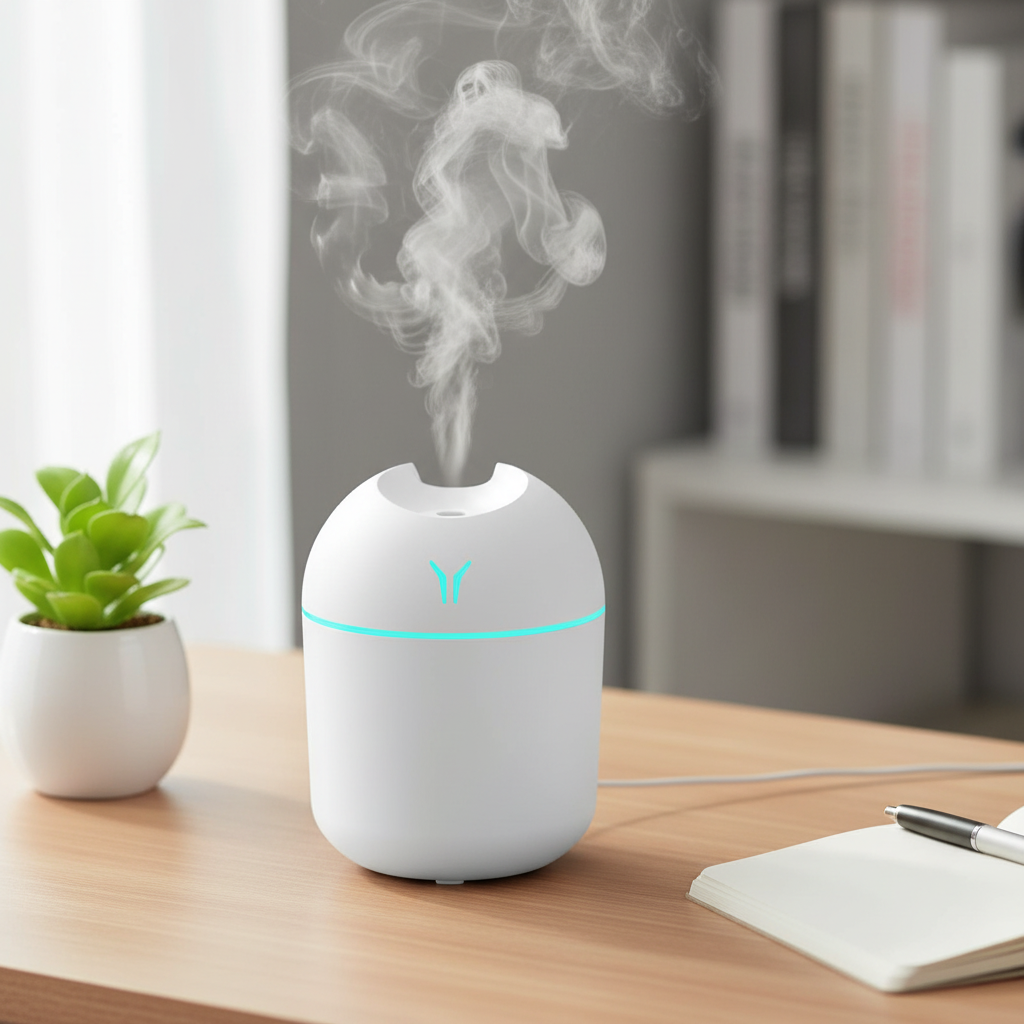 Humidificador lifestyle escritorio
