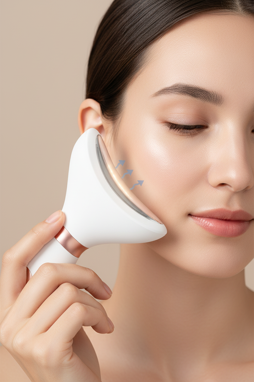 3-in-1 Facial Massager – EMS, LED & Vibration for Firmer, Glowing Skin